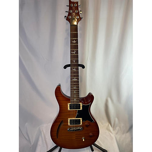 PRS Used 2007 PRS SE Custom 22 Semi-Hollowbody Tobacco Burst Hollow Body Electric Guitar Tobacco Burst