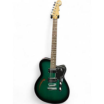Used 2007 Reverend CLUB KING Emerald Green Solid Body Electric Guitar