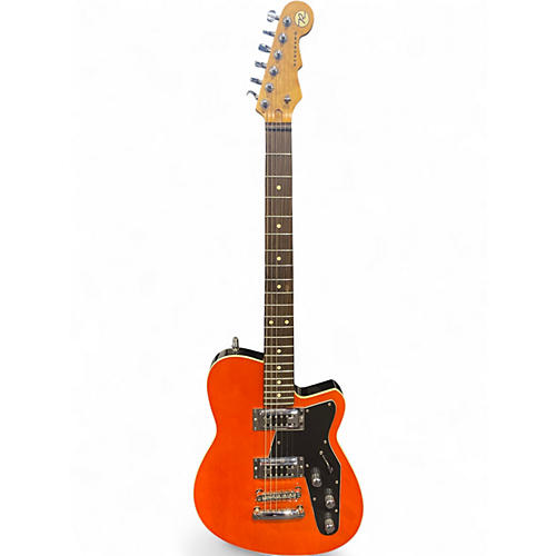 Used 2007 Reverend FLATROC TRANSPARENT ORANGE Solid Body Electric Guitar TRANSPARENT ORANGE