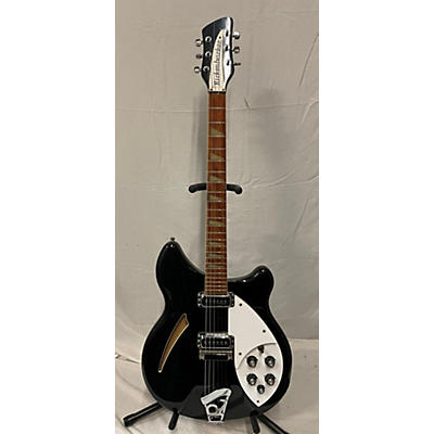 Rickenbacker Used 2007 Rickenbacker 360 75TH ANNIVERSARY Black Hollow Body Electric Guitar