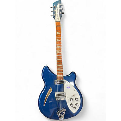Used 2007 Rickenbacker 360 Midnight Blue Hollow Body Electric Guitar