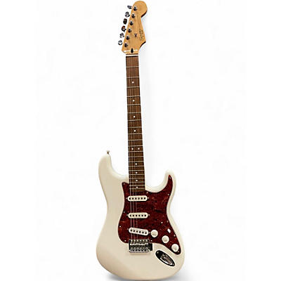 Used 2007 Squier Vintage Modified Stratocaster White Solid Body Electric Guitar