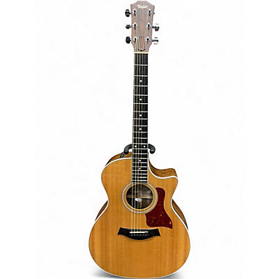 Used 2007 Taylor 414CE Natural Acoustic Electric Guitar