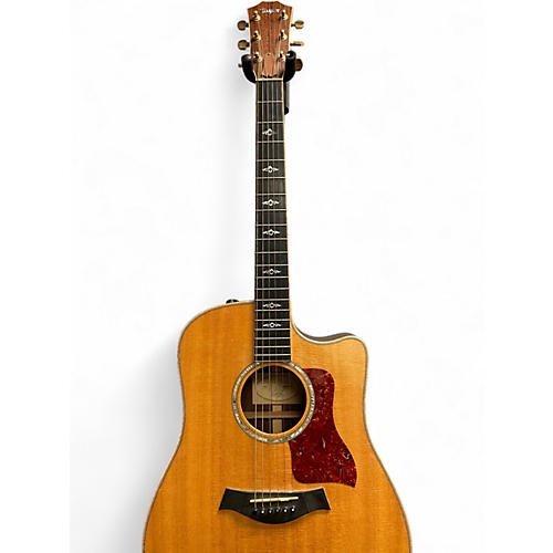 Used 2007 Taylor 810CE Natural Acoustic Electric Guitar Natural