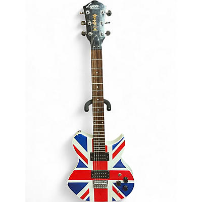 Used 2007 Washburn Def Leppard British Flag Solid Body Electric Guitar