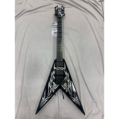 B.C. Rich Used 2008 B.C. Rich Kerry King Signature V With Kahler Tremolo Black Solid Body Electric Guitar