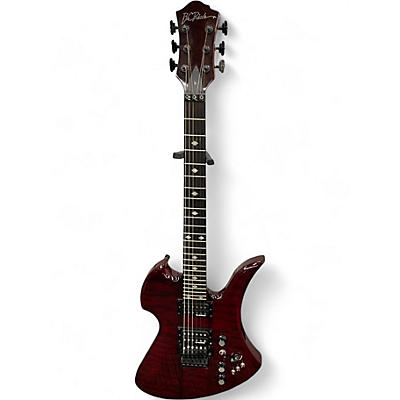 Used 2008 B.C. Rich Mockingbird ST Red Quilt Solid Body Electric Guitar