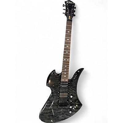 Used 2008 B.C. Rich Mockingbird ST Trans Black Solid Body Electric Guitar