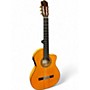 Used 2008 Cordoba 55FCE Thinbody Flamenco Natural Classical Acoustic Electric Guitar Natural