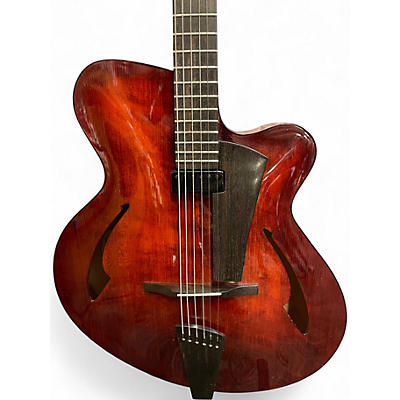 Used 2008 Eastman Pagelli PG-1 Archtop Violin Burst Solid Body Electric Guitar