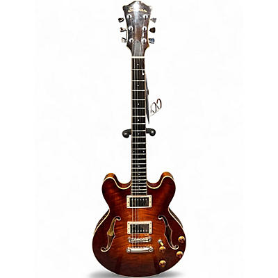 Used 2008 Eastman T184MX ES-STYLE Sunburst Hollow Body Electric Guitar