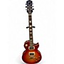 Used 2008 Epiphone Les Paul Standard Cherry Sunburst Solid Body Electric Guitar Cherry Sunburst