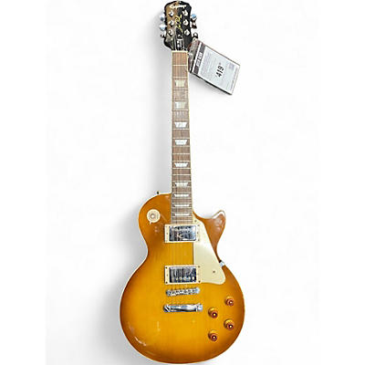 Used 2008 Epiphone Les Paul Standard Honey Burst Solid Body Electric Guitar