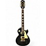 Used 2008 Epiphone Les Paul Ultra Trans Black Solid Body Electric Guitar Trans Black