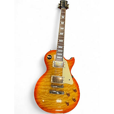 Used 2008 Epiphone Ultra Quilted Faded Sunburst Solid Body Electric Guitar