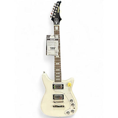 Used 2008 Epiphone Wilshire White Solid Body Electric Guitar