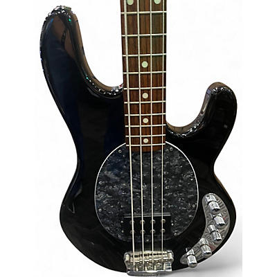 Used 2008 Ernie Ball Music Man STINGRAY 4H W/PIEZO Black Electric Bass Guitar