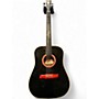 Used 2008 Esteban Imapala Black Custom Print Acoustic Electric Guitar Black Custom Print