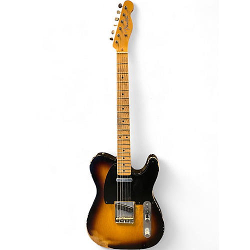 Used 2008 Fender 1950's Heavy Relic Telecaster Sunburst Solid Body Electric Guitar Sunburst