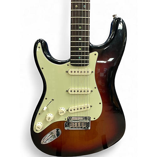 Used 2008 Fender American Deluxe Stratocaster Sunburst Solid Body Electric Guitar Sunburst