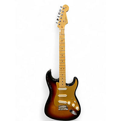 Used 2008 Fender American Standard Stratocaster 2 Color Sunburst Solid Body Electric Guitar