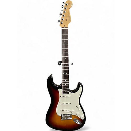 Fender Used 2008 Fender American Standard Stratocaster 3 Tone Sunburst Solid Body Electric Guitar 3 Tone Sunburst