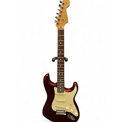 Used 2008 Fender American Standard Stratocaster Metallic Red Solid Body Electric Guitar