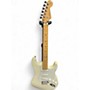 Used 2008 Fender American Standard Stratocaster Olympic White Solid Body Electric Guitar Olympic White
