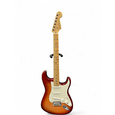 Used 2008 Fender American Standard Stratocaster Sienna Sunburst Solid Body Electric Guitar