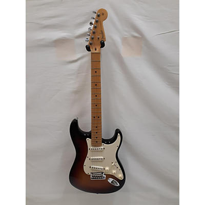 Fender Used 2008 Fender American Standard Stratocaster Sunburst Solid Body Electric Guitar