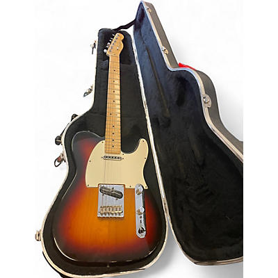Used 2008 Fender American Standard Telecaster 3 Tone Sunburst Solid Body Electric Guitar