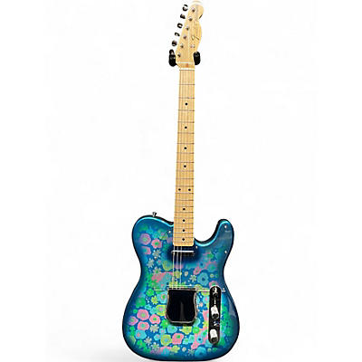 Used 2008 Fender Blue Flower Telecaster Blue Flower Solid Body Electric Guitar