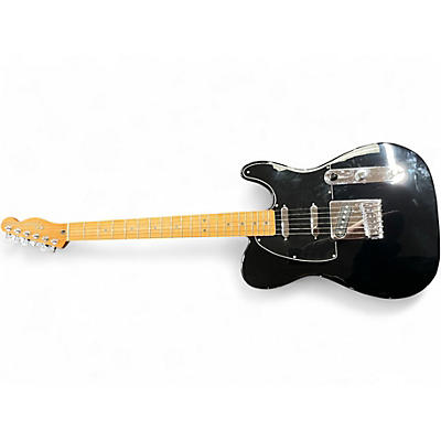 Used 2008 Fender Deluxe Blackout Telecaster Black Solid Body Electric Guitar