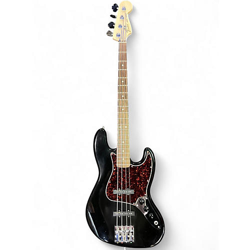 Used 2008 Fender Highway One Jazz Bass Black Electric Bass Guitar Black