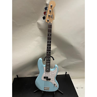 Fender Used 2008 Fender Mark Hoppus Signature Bass Blue Electric Bass Guitar