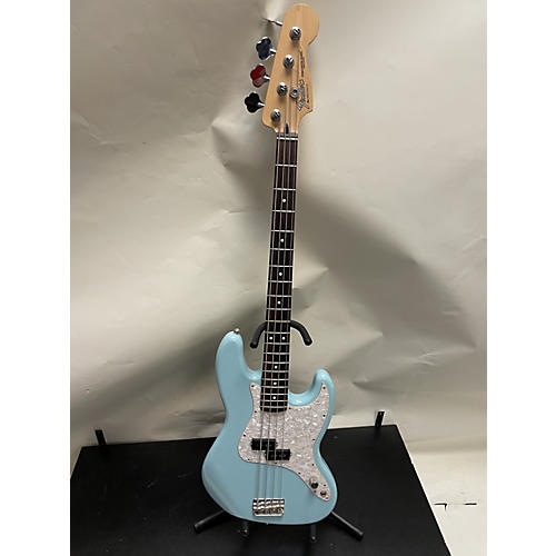 Fender Used 2008 Fender Mark Hoppus Signature Bass Blue Electric Bass Guitar Blue