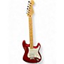 Used 2008 Fender Standard Stratocaster Candy Apple Red Solid Body Electric Guitar Candy Apple Red