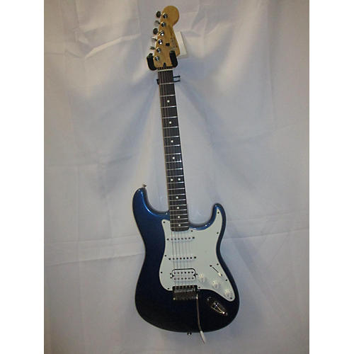 Fender Used 2008 Fender Standard Stratocaster HSS Blue Solid Body Electric Guitar Blue