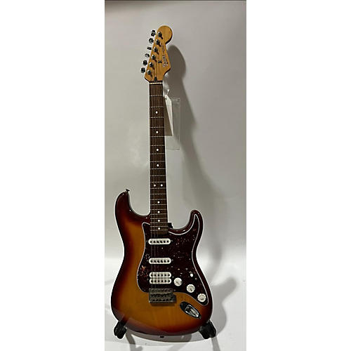 Fender Used 2008 Fender Standard Stratocaster HSS Sienna Sunburst Solid Body Electric Guitar Sienna Sunburst