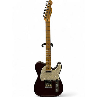Used 2008 Fender Standard Telecaster Wine Red Solid Body Electric Guitar