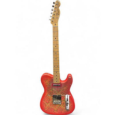 Used 2008 Fender TELECASTER pink paisley Solid Body Electric Guitar