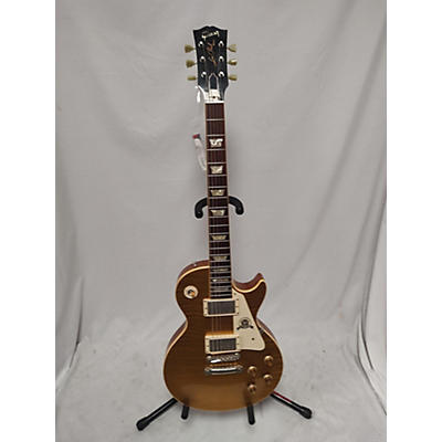 Gibson Used 2008 Gibson 1958 Reissue Murphy Aged Les Paul 50th Anniversary Gold Top Solid Body Electric Guitar