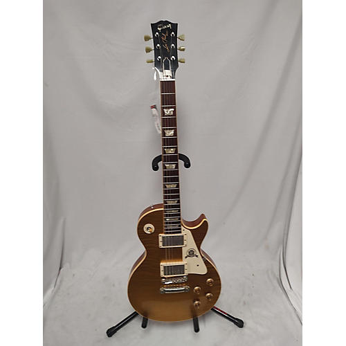 Gibson Used 2008 Gibson 1958 Reissue Murphy Aged Les Paul 50th Anniversary Gold Top Solid Body Electric Guitar Gold Top