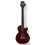 Used 2008 Gibson Dark Fire Les Paul Crimson Red Trans Solid Body Electric Guitar Crimson Red Trans