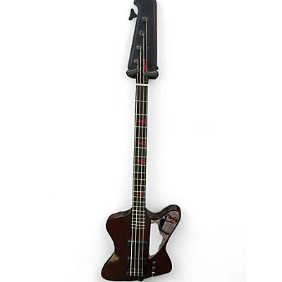 Used 2008 Gibson LIMITED EDITION NIKKI SIXX SIGNATURE THUNDERBIRD  RED Electric Bass Guitar