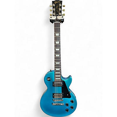 Used 2008 Gibson Les Paul Studio Metallic Blue Teal Solid Body Electric Guitar