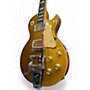 Used 2008 Gibson Les Paul Traditional Bigsby Gold Top Solid Body Electric Guitar Gold Top