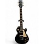 Used 2008 Gibson Les Paul Traditional Black Solid Body Electric Guitar Black