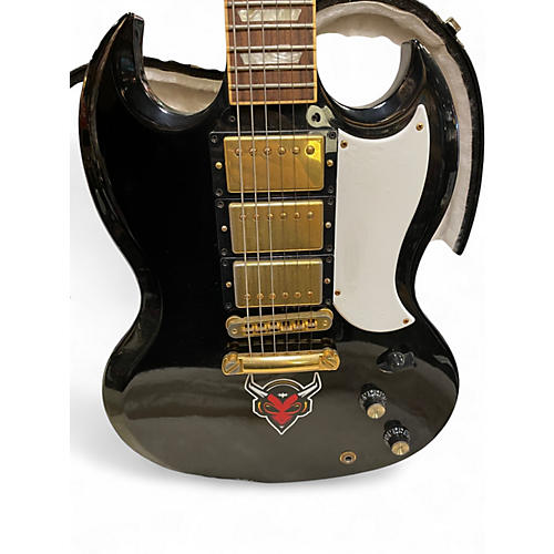 Used 2008 Gibson SG 3 BLACK Solid Body Electric Guitar BLACK