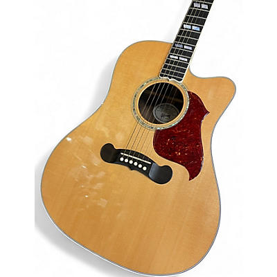 Used 2008 Gibson Songwriter Deluxe EC Natural Acoustic Electric Guitar